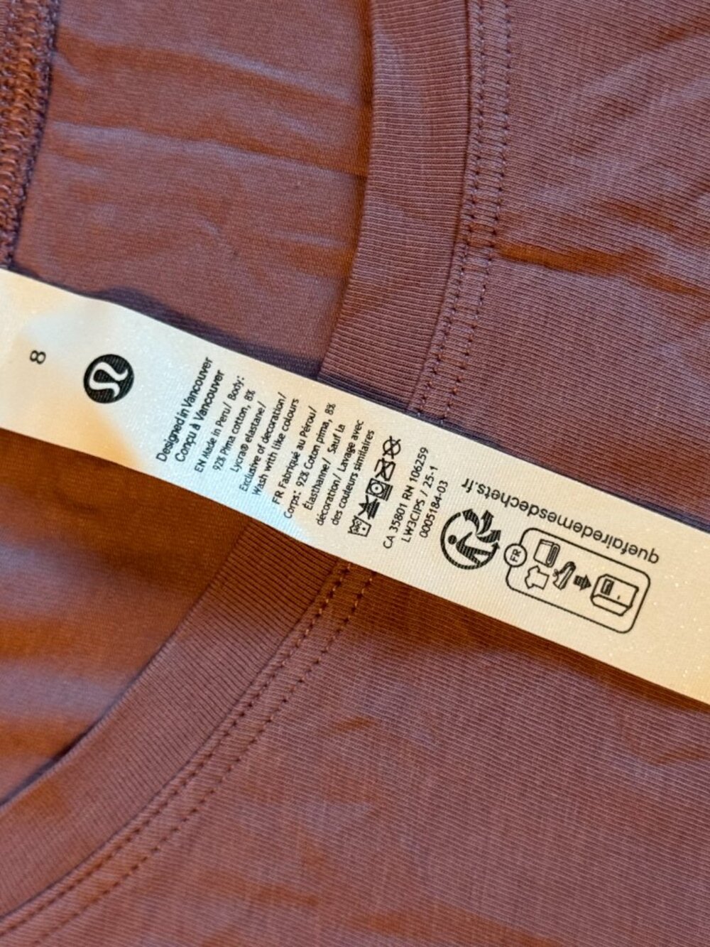 Lululemon Cates T-Shirt - Size 8 - Picture 4 of 8